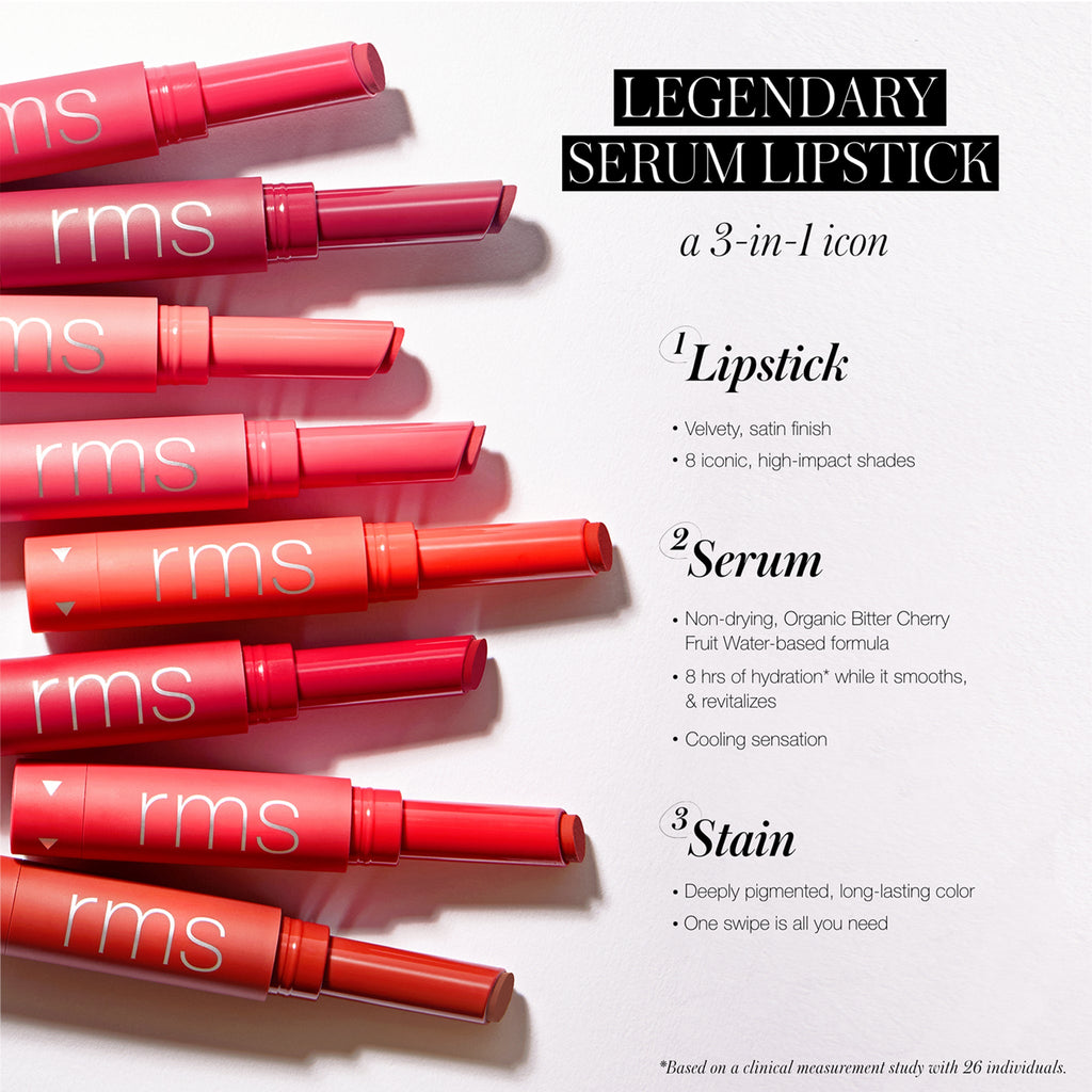 RMS Beauty-Legendary Serum Lipstick-Makeup-Legendary-Lipstick-3-in-1-The Detox Market | 