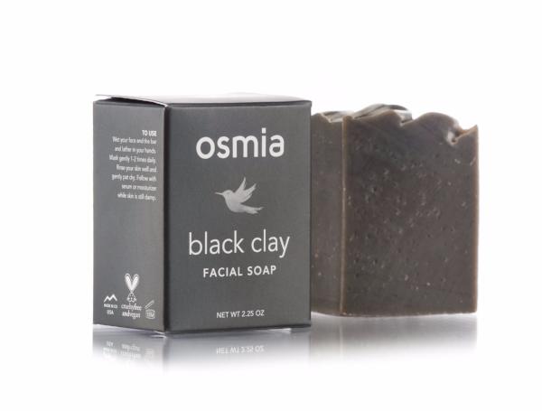 Osmia-Black Clay Facial Soap-Black Clay Facial Soap--