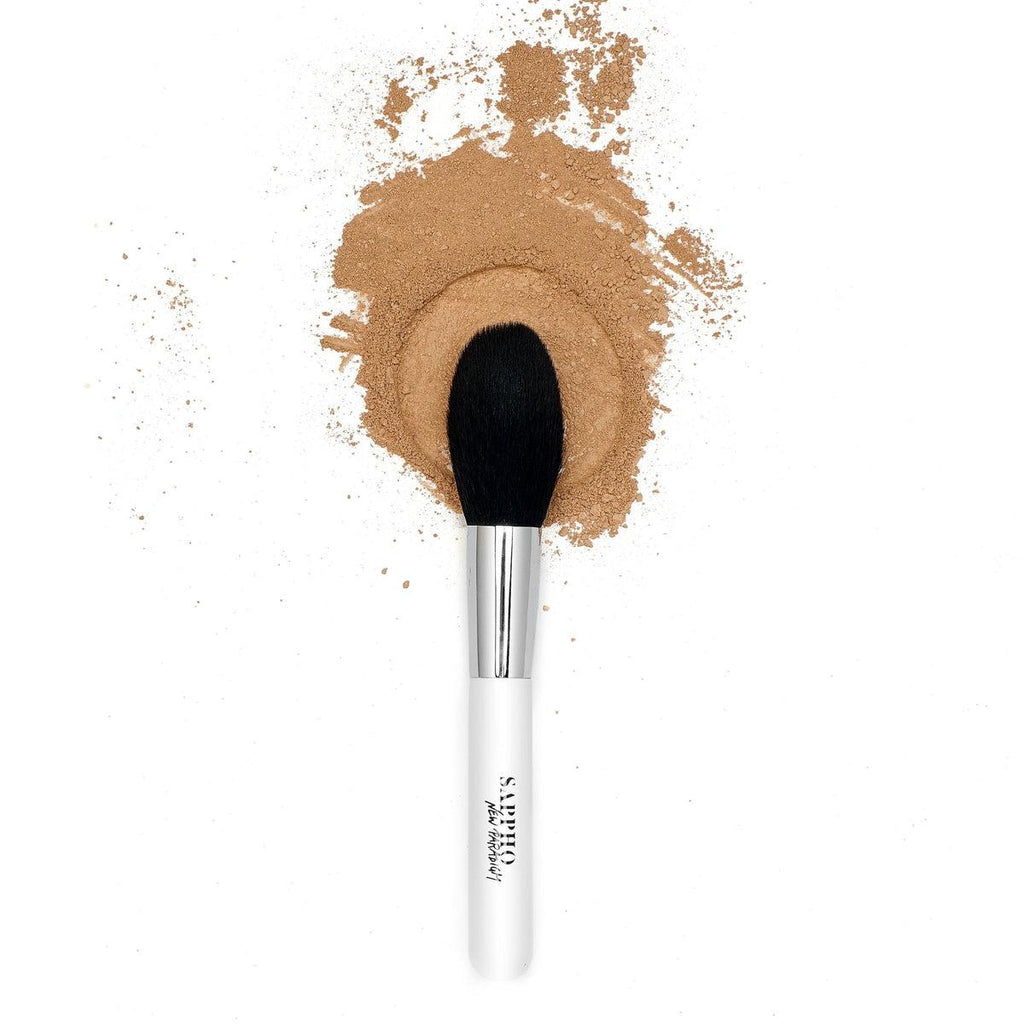 Sappho New Paradigm-Blush & Powder Brush-Makeup-Lifestyle_Hand_Model_Blush_Powder_Brush_With_Powder-The Detox Market | 