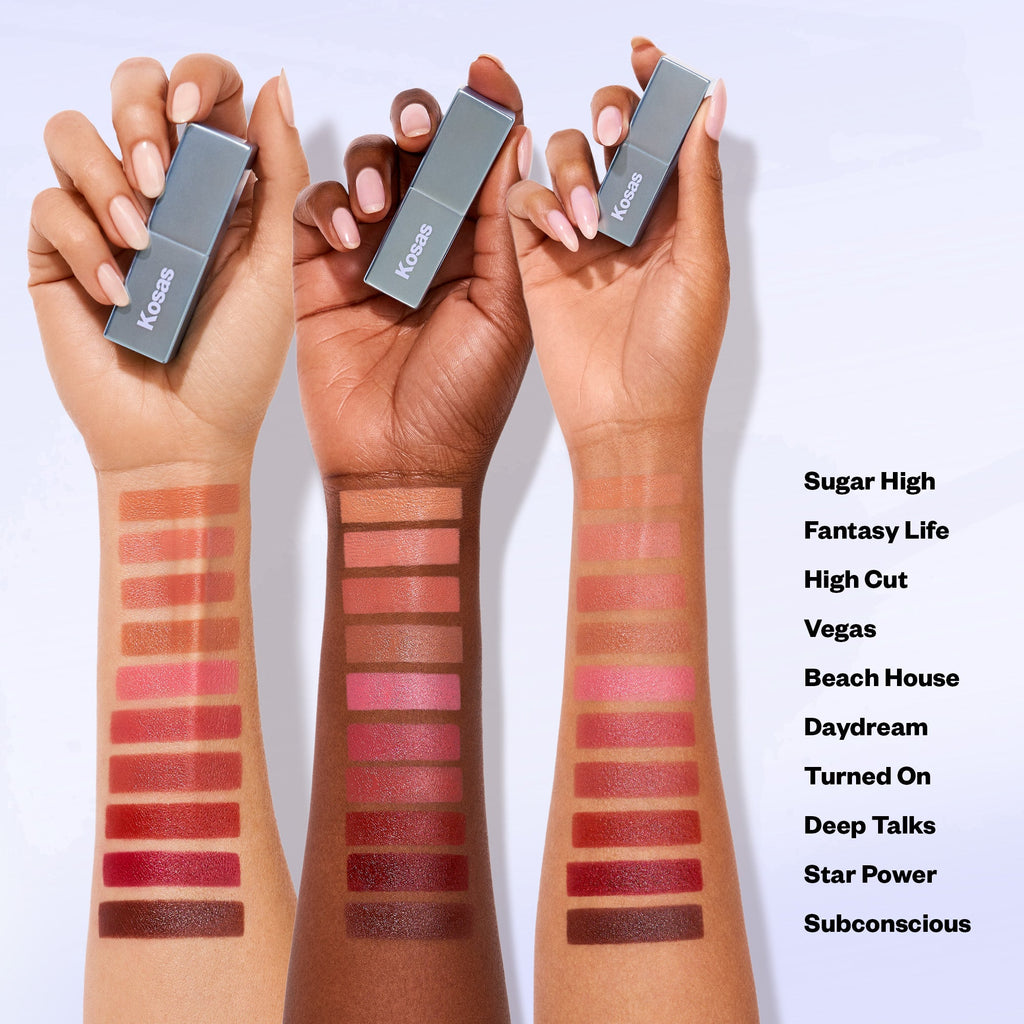 Kosas-Weightless Lip Color Nourishing Satin Lipstick-Makeup-PDP-ALL-Lipstick-Arm-The Detox Market | 